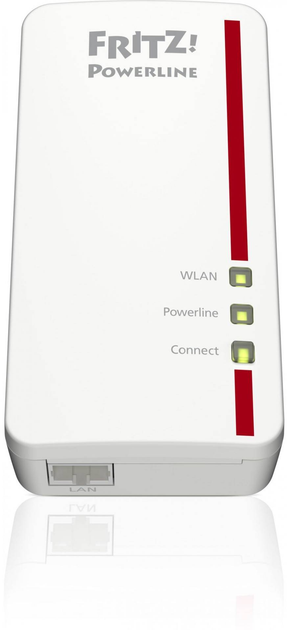 Adapter AVM FRITZ!Powerline 1260E 1200Mbit/s Wbudowane połączenie Ethernet WLAN Biały 1 szt. pojedyncza (20002789) - obraz 4