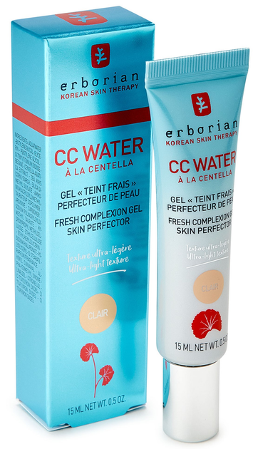 CC krem Erborian CC Water A La Centella Skin Perfecting Gel Clair 15 ml (8809255786088) - obraz 1