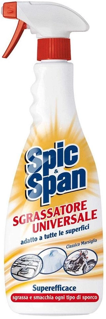 Płyn do powierzchni Spic and Span Superefficace odtłuszczający w sprayu 750 ml (8008970040554) - obraz 1