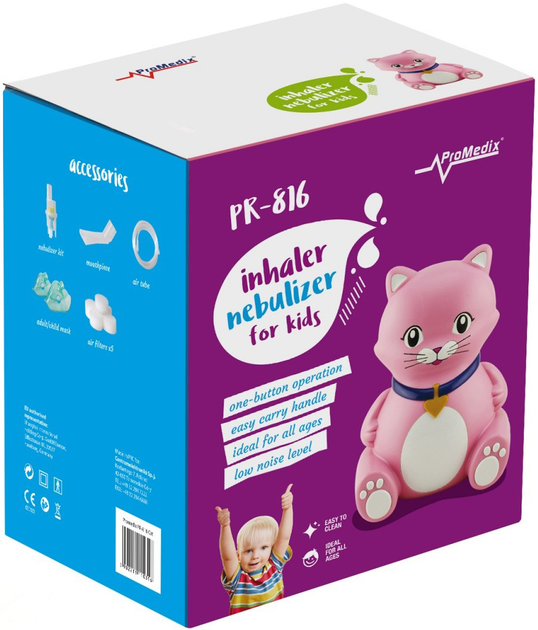 Inhalator ProMedix PR-816 Kot (5902211110316) - obraz 5