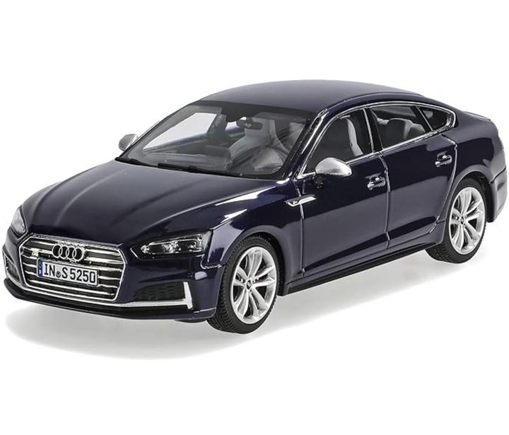 Модель автомобіля Audi S5 (B9) Sportback Navarrablue, Scale 1:43
