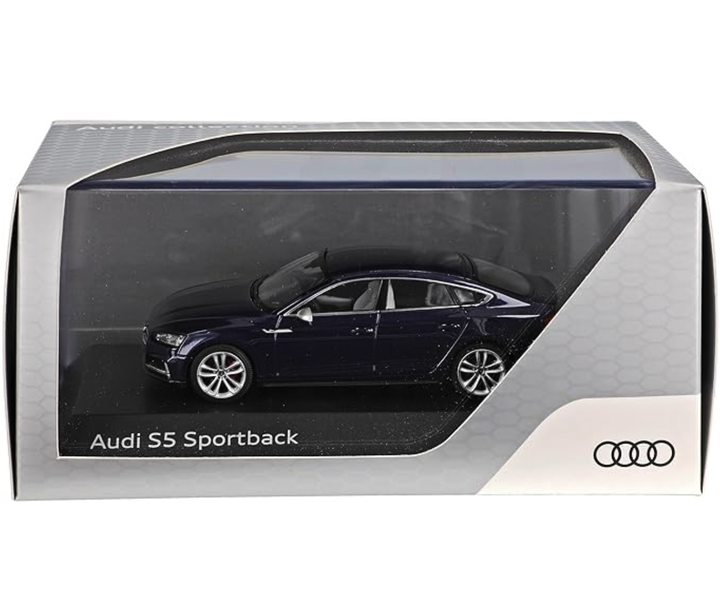 Модель автомобіля Audi S5 (B9) Sportback Navarrablue, Scale 1:43