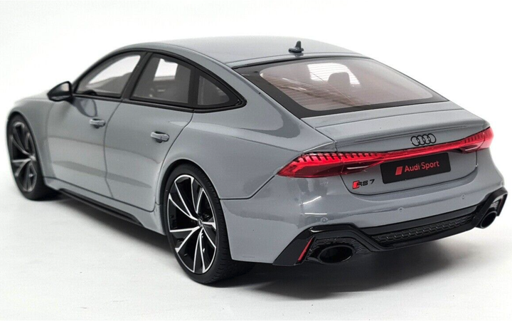 Модель автомобиля Audi RS7 (С8) Sportback Nardo Grey by GT Spirit