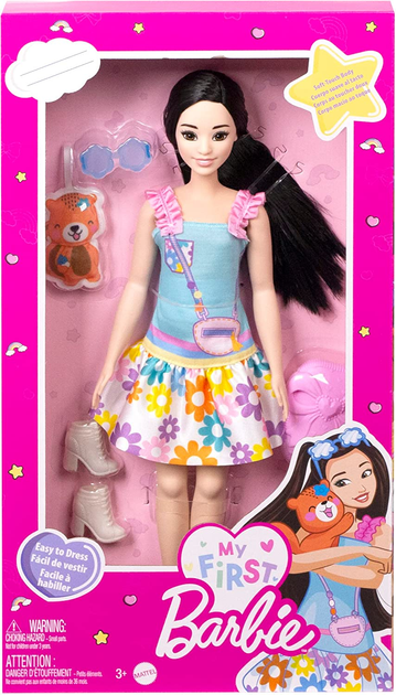 Lalka Renee z liskiem Mattel My First Barbie Renee Core Doll with Fox (0194735114511) - obraz 1