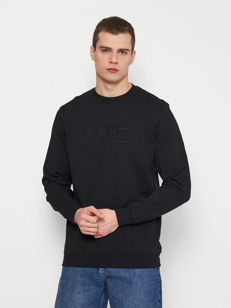 Світшот чоловічий Gant 11233.1 M (46) Чорний від Rozetka на платформі USKIDKA Акція на Світшот чоловічий Gant 11233.1 M (46) Чорний від Rozetka