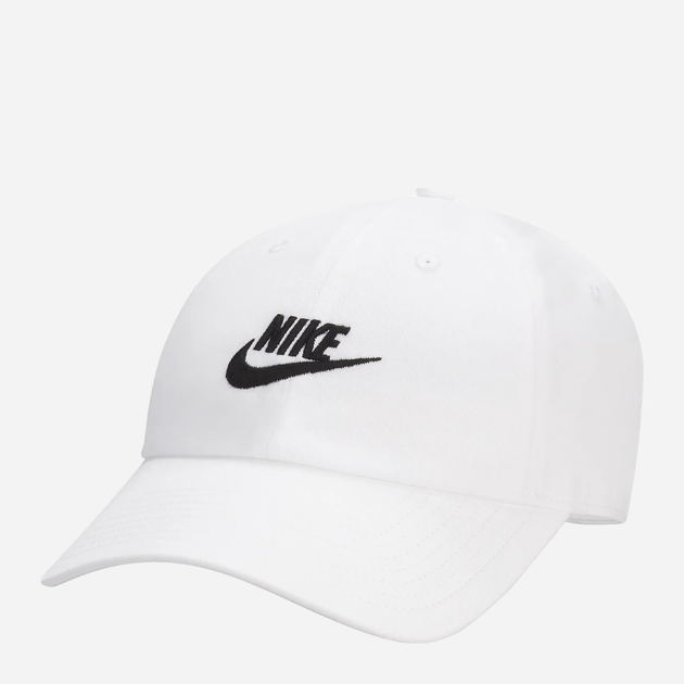 Кепка Nike CLUB CAP U CB FUT WSH L FB5368-100 L/XL Біла/Чорна (0196606810874) - зображення 1