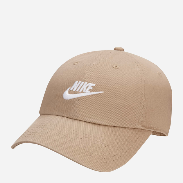 Кепка Nike Club Cap U Cb Fut Wsh L FB5368-247 L-XL Хакі/Білий (0196606810973)