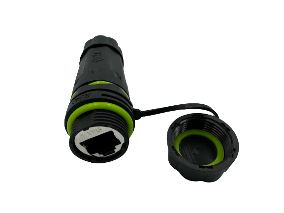 Герметичний водонепроникний роз'єм IP68, RJ45-RJ45, STP, cat.5e/cat.6/cat.6A з кришкою WPKRJ45-002B - зображення 5