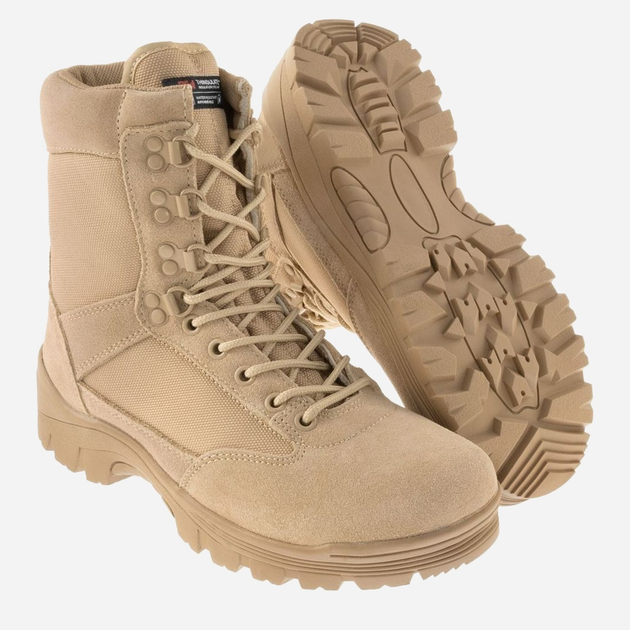 Жіночі тактичні берци зимові з мембраною MIL-TEC Sturm Boots With Ykk Zipper 12822104 38 (5US) 24.5 см Койот (009012024111) - зображення 2