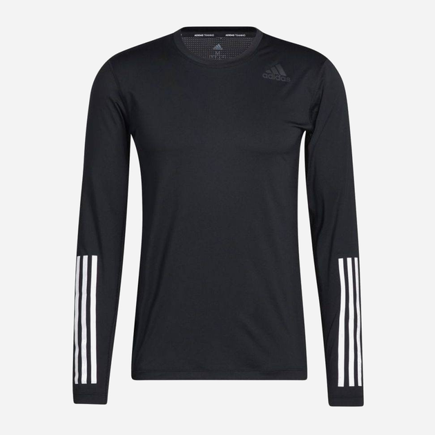 Rashguard męski Adidas Tf Ls Ft 3S GL0459 XS Czarny (4064045745001) - obraz 1