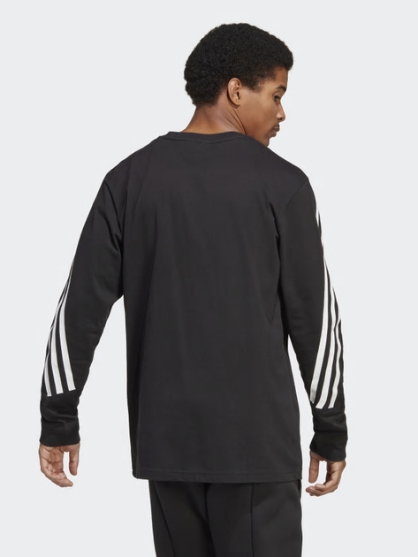 Світшот чоловічий Adidas M Fi 3S Ls IC3755 XL Чорний (4066752425061) - зображення 2