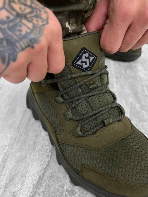 Тактичні літні кросівки Scooter Tactical Shoes Olive 45 - зображення 2