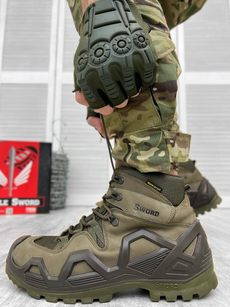 Тактические ботинки Tactical Boots Single Sword Olive 43 - изображение 1