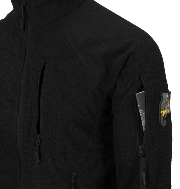 Кофта флисовая Helikon Alpha Tactical Black L - изображение 5