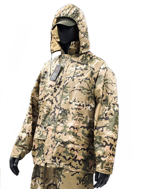 Протидощовий комплект MFH куртка+штани дощовий костюм - Operation-Camo мультикам 3XL - зображення 2