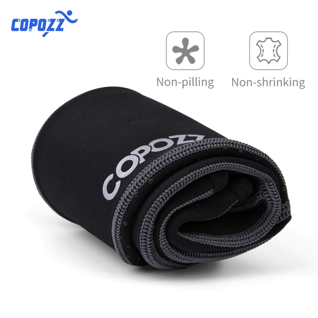 Шкарпетки Copozz 3mm із неопрену високі теплі для дайвінгу серфінгу гідрокостюму 2XL р. 43-44 Black (QSW-4960) - зображення 3