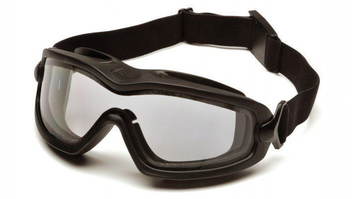 Тактичні окуляри Pyramex V2G-Plus XP із ущільнювачем Anti-Fog прозорі - зображення 1