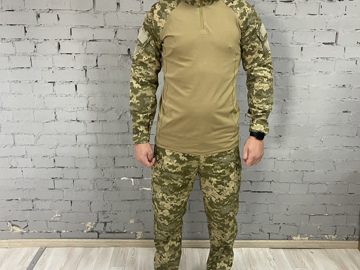 Костюм тактический UNIFORM военная форма убакс + штаны размер 2XL Пиксель (PLT-056) - изображение 1