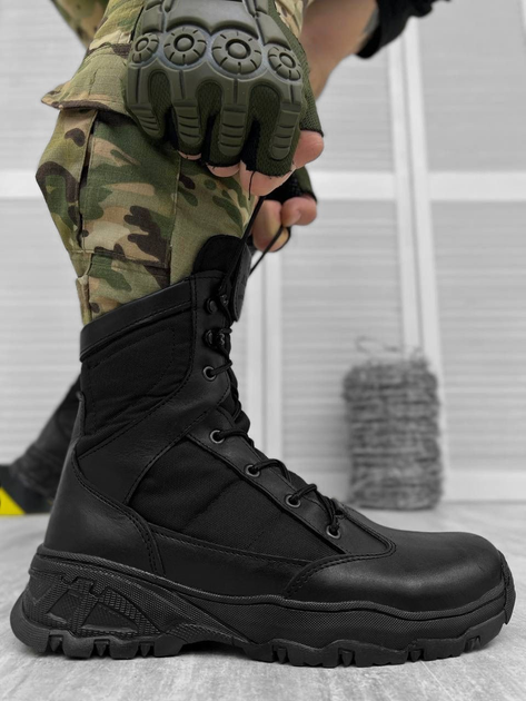 Тактические берцы Duty Boots Black 45 - изображение 1