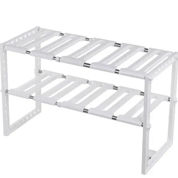 Кухонна полиця для зберігання регульована KITCHEN RACK 38-70 см (5817) - зображення 2