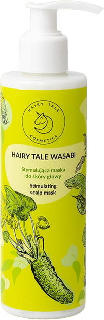 Maska do skóry głowy Hairy Tale Wasabi stymulująca 200 ml (5907796691687) - obraz 1