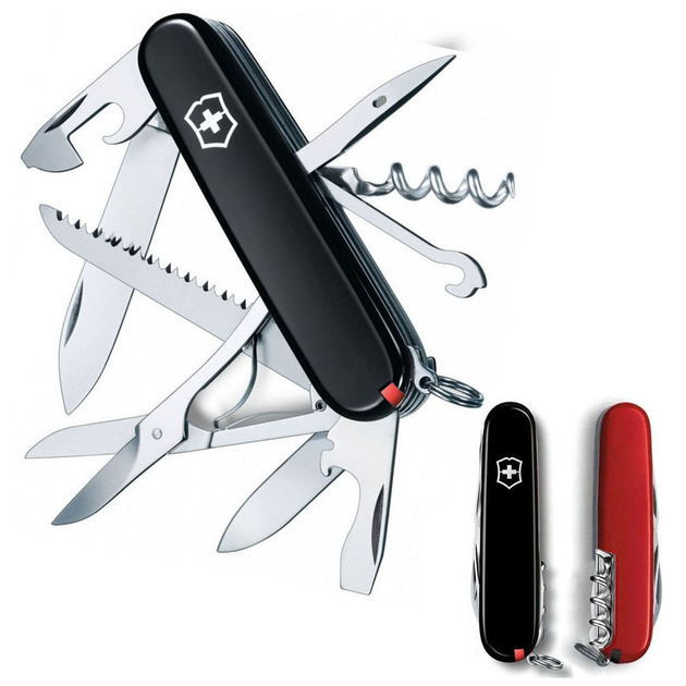 Нож Victorinox Huntsman Ukraine 91 мм Чорно-червоний (1.3713.3.1) - изображение 2