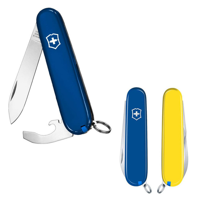 Ніж Victorinox Bantam Ukraine 84 мм Синьо-жовтий (0.2303.2.8) - зображення 1