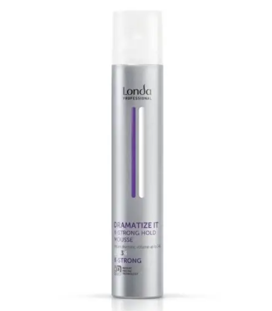 Піна для укладання волосся екстрасильної фіксації Londa Professional VOLUME MOUSSE DRAMATIZE IT 500 мл - Фото 1 Піна для укладання волосся екстрасильної фіксації Londa Professional VOLUME MOUSSE DRAMATIZE IT 500 мл - зображення 1