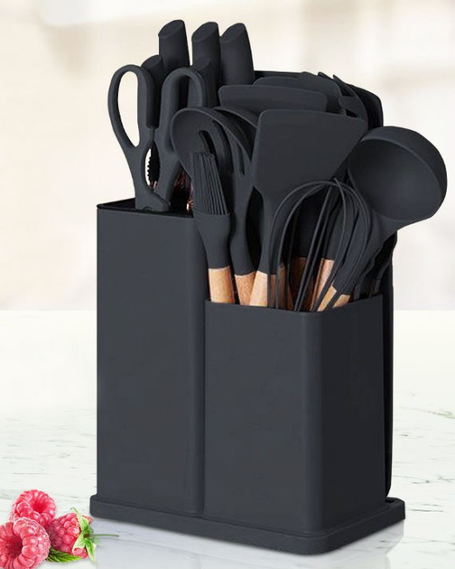 Набор силиконовых кухонных принадлежностей Kitchenware Set набор ножей ...