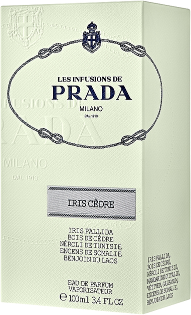 Woda perfumowana unisex Prada Infusion Iris Cedre 100 ml (8435137743223) - obraz 3