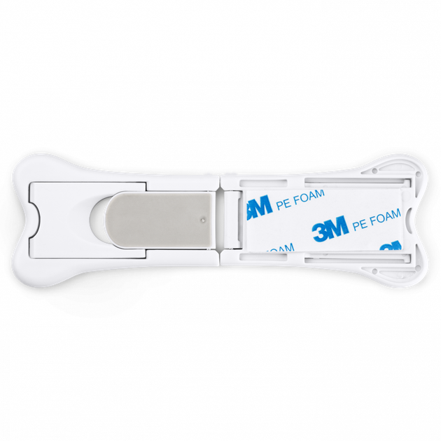 Замок-блокиратор для шкафа-купе МВМ Kids 2 шт Белый (BS-19 WHITE) - Фото 4 Замок-блокиратор для шкафа-купе МВМ Kids 2 шт Белый (BS-19 WHITE) - изображение 4