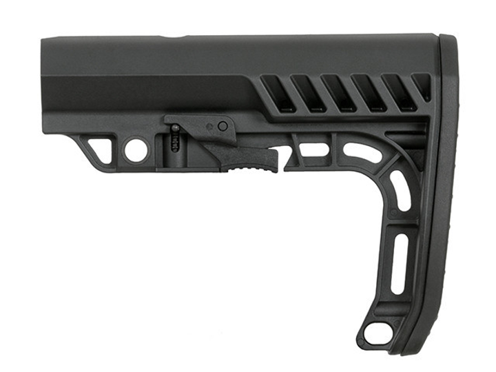 Мінімалістичний приклад для штурмової гвинтівки — Black [D-DAY] (для страйкбола) - зображення 1