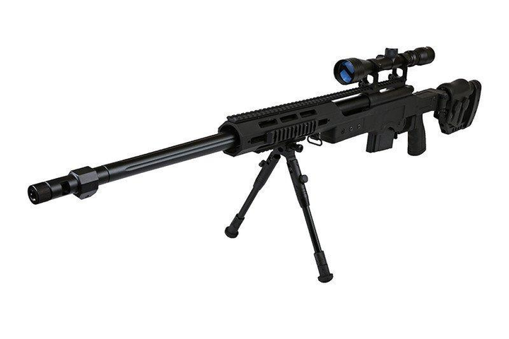 Страйкбольная винтовка снайперская MB4411D UPV - с оптикой и сошками [WELL] - изображение 2