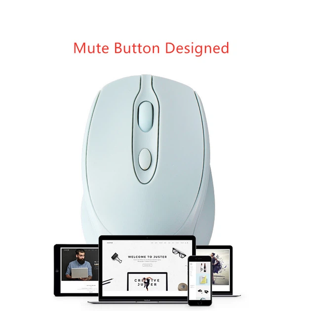Беспроводная мышка Mouse CM-127 2.4GHz blue - изображение 2