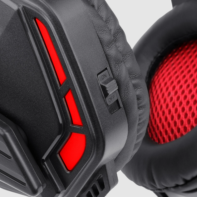 Гарнітура Redragon Themis H220 Black/Red (77662) (6936767) - зображення 8