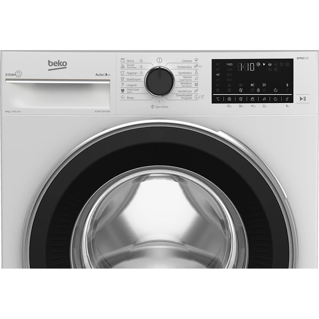 Пральна машина Beko B5WFU58436W (8 кг, інвертор) - изображение 4