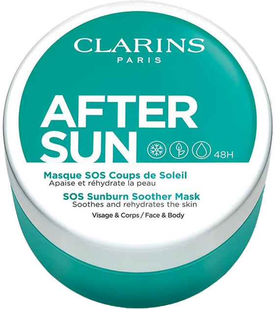 Кремоподібна маска для обличчя Clarins After Sun SOS заспокійлива від сонячних опіків 100 мл (3380810374506) - зображення 1