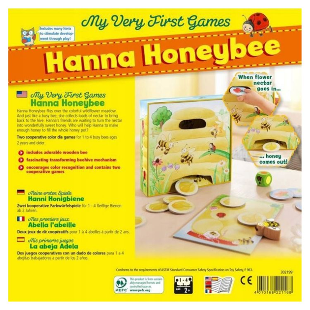 Настільна гра Haba Мої перші ігри - Бджілка Ханя (4010168271422) - зображення 1