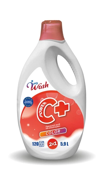 Гель для прання Ira Wash 5.9 л для кольорових тканин з ополіскувачем C+ COLOR - Фото 2 Гель для прання Ira Wash 5.9 л для кольорових тканин з ополіскувачем C+ COLOR - зображення 2