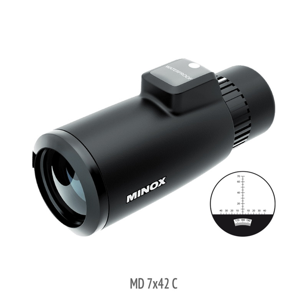 Монокуляр Minox MD 7x42 C с компасом и дальномерной сеткой Black – фото ...