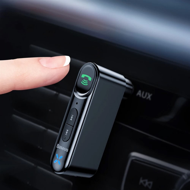 Bluetooth-ресивер Baseus BSBA-02 AUX Wireless Audio Receiver Black (WXQY010001) - зображення 7