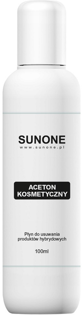 Ацетон Sunone косметичний засіб для видалення гібридних лаків 100 мл (5903332081301) - зображення 1