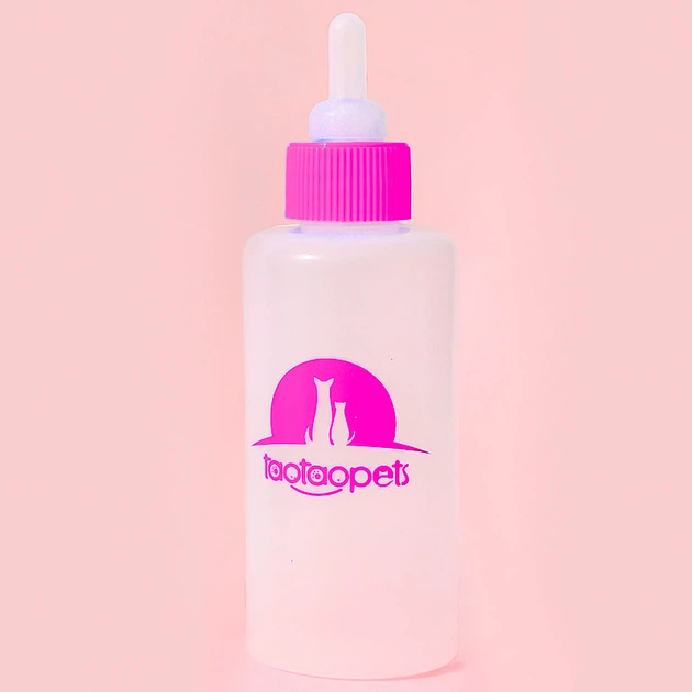 Бутылка для кормления котят и щенков Taotaopets 111108 Pink с соской щетки для мытья - Фото 4 Бутылка для кормления котят и щенков Taotaopets 111108 Pink с соской щетки для мытья - изображение 4