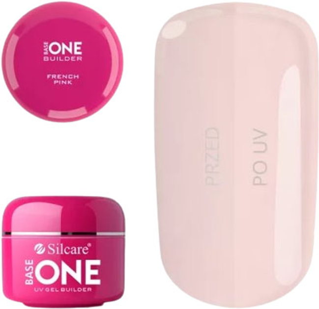 Гель конструюючий для нігтів Silcare Gel Base One French Pink 100 г (5902560554380) - зображення 1