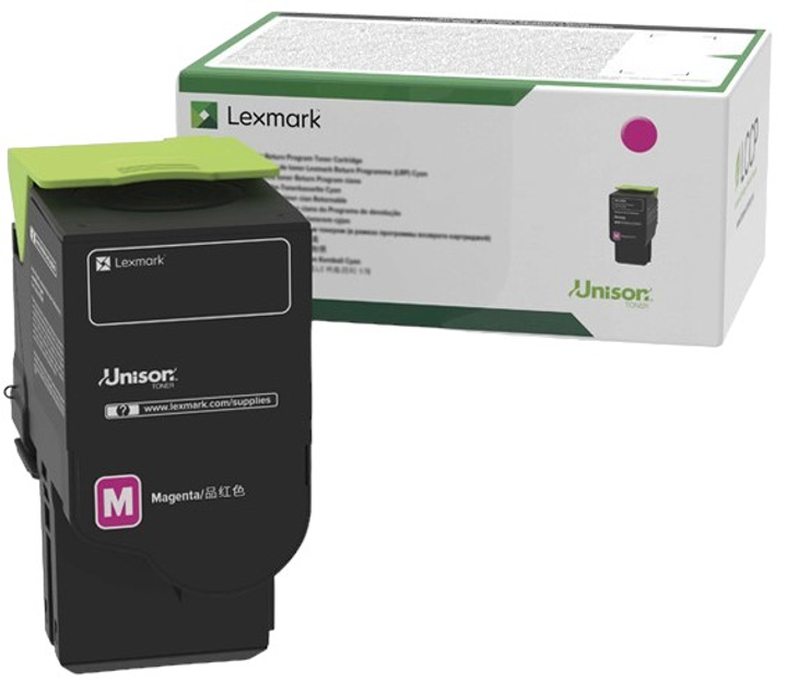 Тонер-картридж Lexmark 78C2XME Magenta (734646656375) - зображення 1