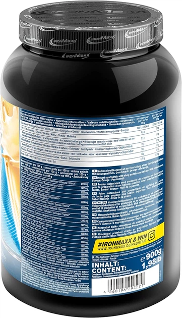 Протеїн Ironmaxx 100% Whey Protein 900 g (Orange-Passion fruit) - зображення 2