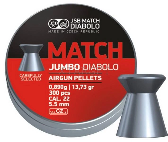 Кульки JSB Diabolo Jumbo Match 5.5 мм, 0.89 м (300шт) - зображення 1
