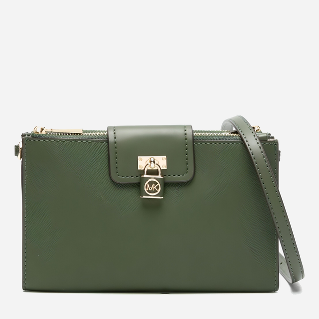 Torebka crossbody damska ze skóry naturalnej Michael Kors MKO32S3GR0C1L-386 Zielona (196237163882) - obraz 1