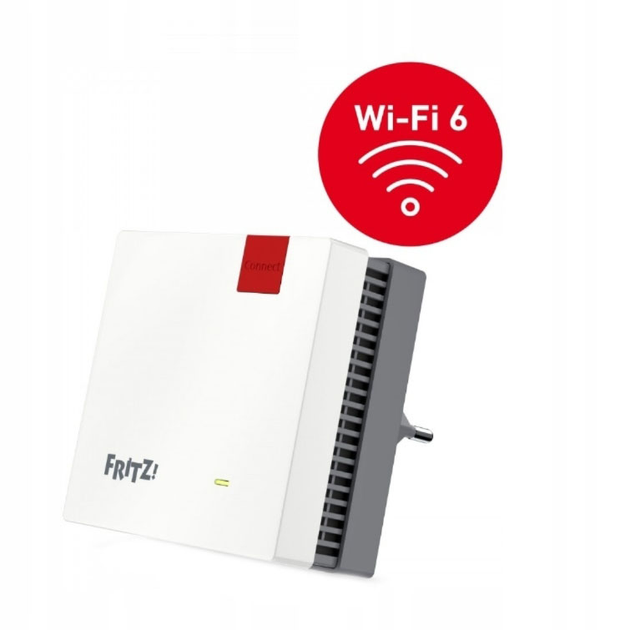 Ретранслятор AVM FRITZ! Repeater 1200 AX WLAN White (4023125029745) - изображение 1