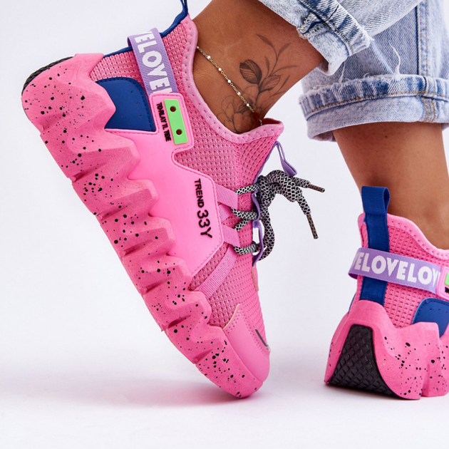 Sneakersy damskie Evolution 40 Różowe (5905677436792) - obraz 8